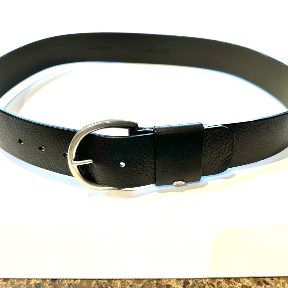 Ralph Lauren Classic Black Leather Belt